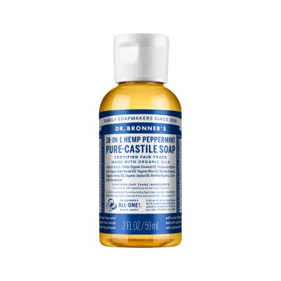 Dr. Bronner's Pure-Castile Soap Liquid (Hemp 18-in-1) Peppermint 59ml